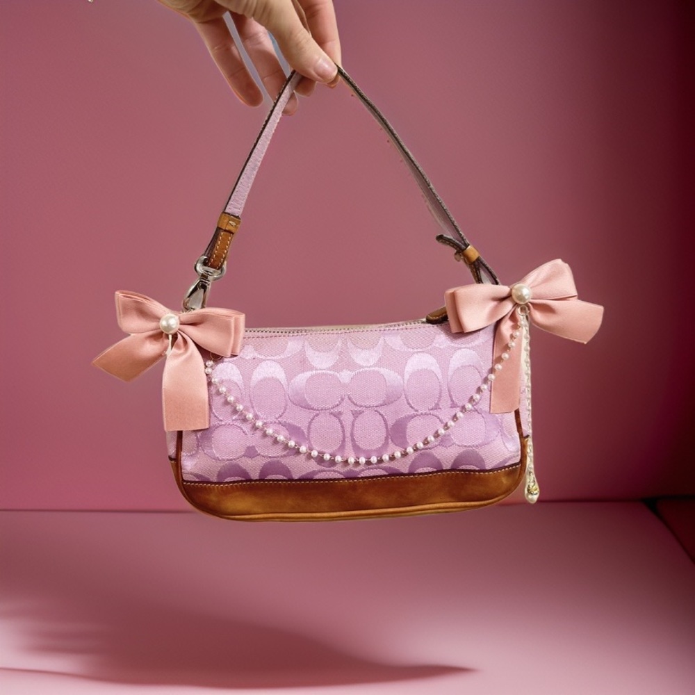 Pink Vintage Y2K Coach Demi Shoulder Bag
